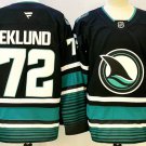 San Jose Sharks #72 William Eklund Black 2024-25 Stitched Hockey Jersey Alternate