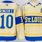 St. Louis Blues #10 Brayden Schenn Cream 2024-25 Winter Classic Stitched Hockey Jersey