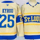 Jordan Kyrou St. Louis Blues Cream 2024-25 Winter Classic Stitched Hockey Jersey