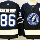 Tampa Bay Lightning #86 Nikita Kucherov Black 2024-25 Alternate Stitched Hockey Jersey