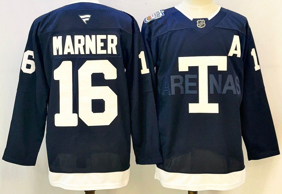 Mitch Marner Toronto Maple Leafs Heritage Classic Stitched Authentic Jersey Navy
