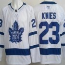 Matthew Knies Jersey Toronto Maple Leafs #23 White Authentitc
