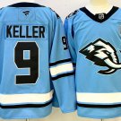 Clayton Keller Utah Mammoth Blue 2025 With C Patch Stitched Hockey Jersey