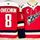 Alexander Ovechkin Washington Capitals Red 2025-26 C Patch Stitched Hockey Jersey Alternate