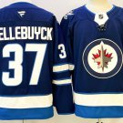 Connor Hellebuyck Winnipeg Jets Navy 2024-25 Home Stitched Hockey Jersey