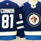 Kyle Connor Winnipeg Jets Navy 2024-25 Home Stitched Hockey Jersey