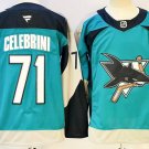 Macklin Celebrini San Jose Sharks #71 Teal 2025 Alternate Stitched Hockey Jersey