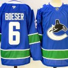 Brock Boeser Vancouver Canucks #6 Blue Home Stitched Hockey Jersey