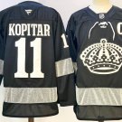 Anze Kopitar Los Angeles Kings #11 Black Stitched Jersey With C Patch Alternate