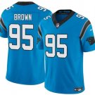 Derrick Brown Carolina Panthers #95 Blue 2025 Football Jersey Stitched