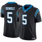 Rico Dowdle Carolina Panthers #5 Football Stitched Jersey Black