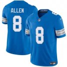 Kyle Allen Detroit Lions #8 Blue 2025 Football Stitched Jersey F.U.S.E