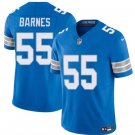 Derrick Barnes Detroit Lions #55 Blue 2025 Football Stitched Jersey F.U.S.E