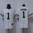 Micah Parsons Green Bay Packers #1 White Limited Football Stitched Shirt F.U.S.E