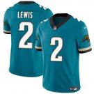Jourdan Lewis Jacksonville Jaguars #2 Teal F.U.S.E. Stitched Jersey Prowler Throwback