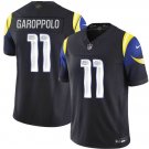 Jimmy Garoppolo Los Angeles Rams #11 midnight blue 2025 Stitched Shirt F.U.S.E. “Rivalries”