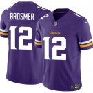 Max Brosmer Minnesota Vikings #12 Purple Stitched F.U.S.E