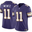 Carson Wentz Minnesota Vikings #11 Purple 2025 F.U.S.E. Stitched Shirt Throwback