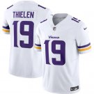 Adam Thielen Minnesota Vikings #19 White Stitched Shirt F.U.S.E
