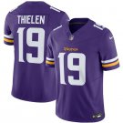 Adam Thielen Minnesota Vikings #19 Purple Stitched Shirt F.U.S.E