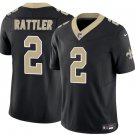 Spencer Rattler New Orleans Saints #2 Black 2025 F.U.S.E Stitched Shirt