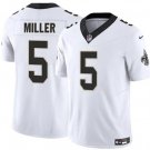 Kendre Miller New Orleans Saints #5 White Stitched Jersey F.U.S.E