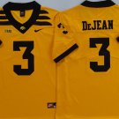 Cooper DeJean Iowa Hawkeyes #3 Yellow Stitched Jersey