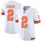 Emeka Egbuka Tampa Bay Buccaneers #2 White 2025 Stitched Jersey F.U.S.E