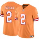 Emeka Egbuka Tampa Bay Buccaneers #2 Orange 2025 F.U.S.E. Stitched Jersey Throwback