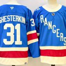 Igor Shesterkin New York Rangers #31 Blue Stitched Hockey Jersey Centennial