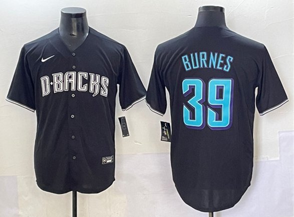 Corbin Burnes Arizona Diamondbacks #39 Black Stitched Jersey