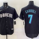 Corbin Carroll Arizona Diamondbacks #7 Black Stitched Jersey