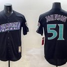 Randy Johnson Arizona Diamondbacks #51 Black Throwback Jersey
