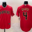 Ketel Marte Arizona Diamondbacks #4 Red 2024 Stitched Jersey