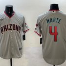 Ketel Marte Arizona Diamondbacks #4 Gray Limited Stitched Jersey