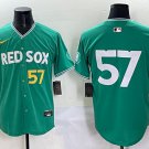 Greg Weissert Boston Red Sox #57 Green 2025 City Connect Limited Stitched Jersey