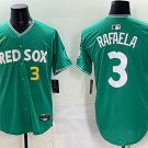 Ceddanne Rafaela Boston Red Sox #3 Green City Connect Stitched Jersey