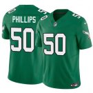 Jaelan Phillips Philadelphia Eagles #50 Kelly Green F.U.S.E. Stitched Jersey Throwback