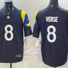 Jared Verse Los Angeles Rams #8 midnight blue 2025 Stitched Shirt F.U.S.E. “Rivalries”