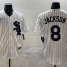 Bo Jackson Chicago White Sox #8 White Jersey Stitched