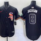 Bo Jackson Chicago White Sox #8 Black Mexico Jersey Stitched