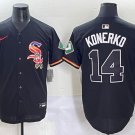 Paul Konerko Chicago White Sox #14 Black Mexico Limited Jersey Stitched