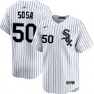 Lenyn Sosa Chicago White Sox #50 White Jersey Stitched
