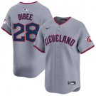 Tanner Bibee Cleveland Guardians #28 Gray 2025 Alternate Limited Stitched Jersey