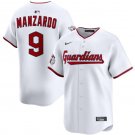 Kyle Manzardo Cleveland Guardians #9 White Home Stitched Jersey