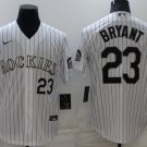 Kris Bryant Colorado Rockies #23 White Stitched Jersey