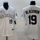 Charlie Blackmon Colorado Rockies #19 White Home Jersey Stitched