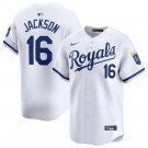 Bo Jackson Kansas City Royals #16 White Home Limited Stitched