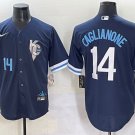 Jac Caglianone Kansas City Royals #14 Navy City Connect Stitched Jersey
