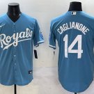 Jac Caglianone Kansas City Royals #14 Light Blue Stitched Jersey